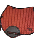 LeMieux Mini Suede Jump Square Pad in Rust