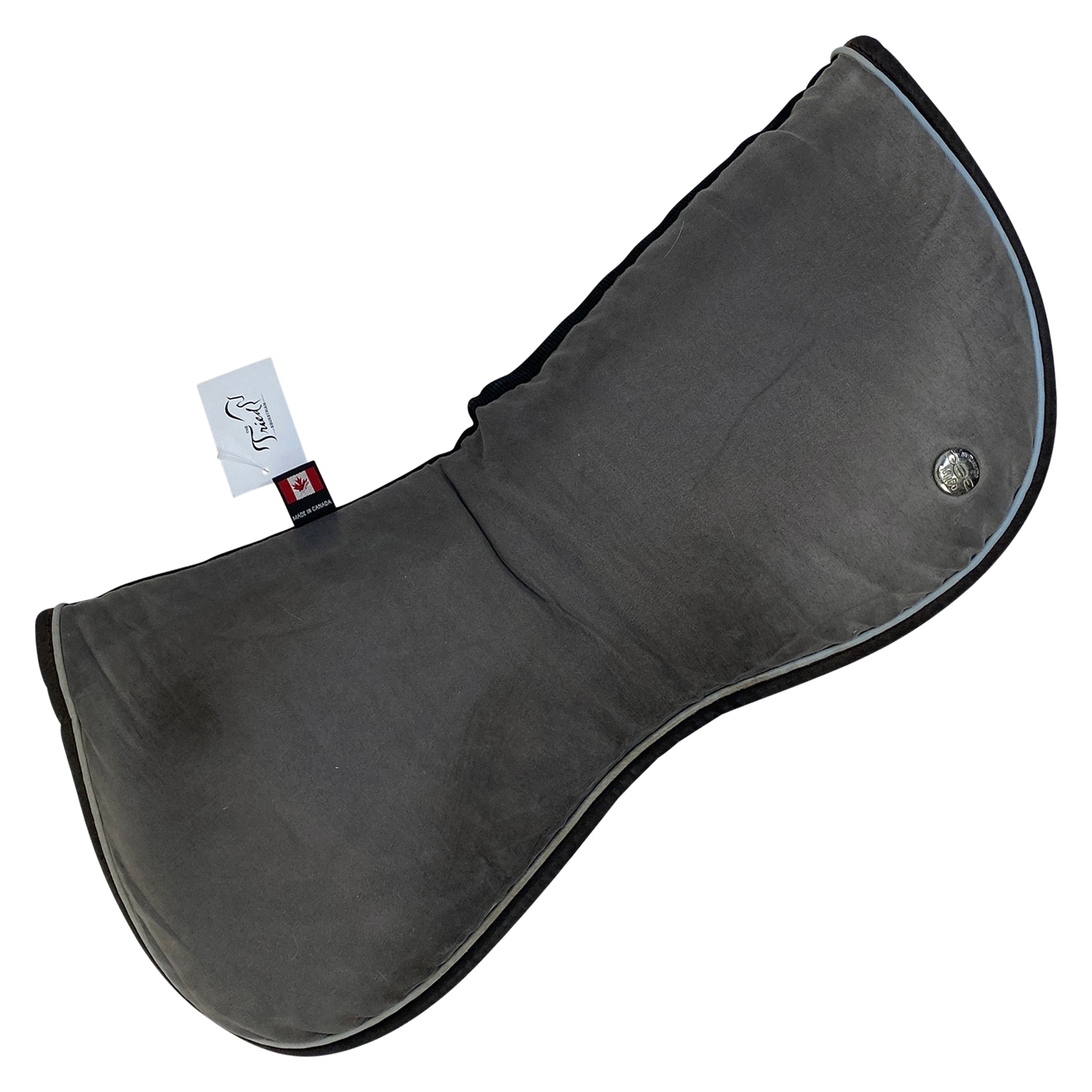 Ogilvy Jump Memory Foam Half Pad in Grey