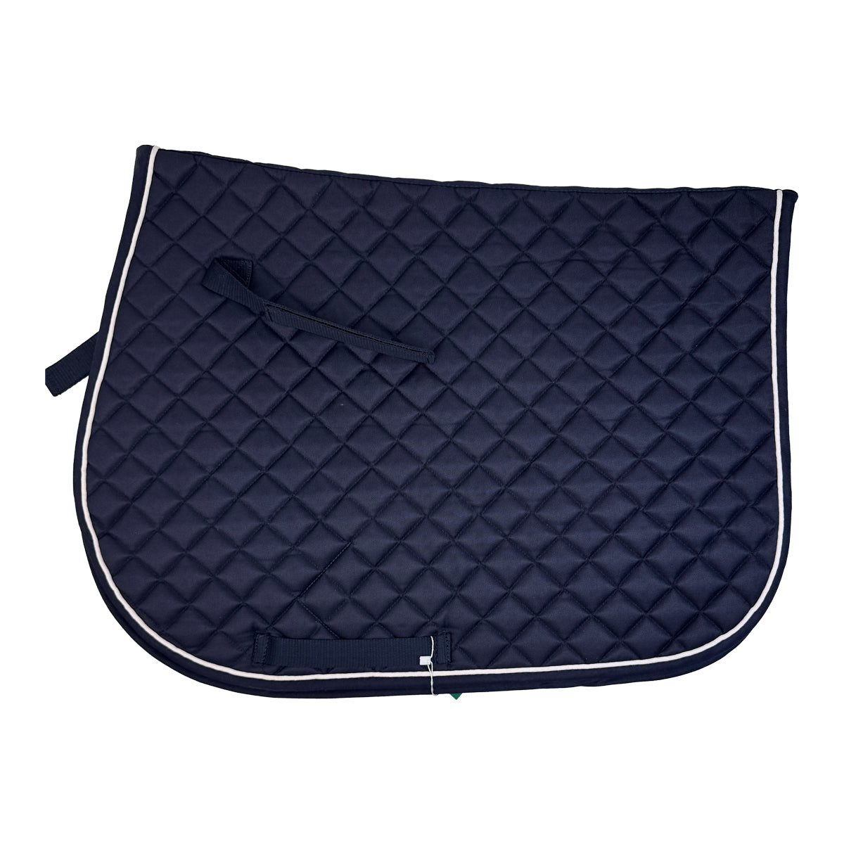 Dover Saddlery Quilted A/P Pad in Navy/White
