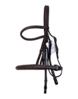 Da Vinci Raised Padded Bridle in Havana