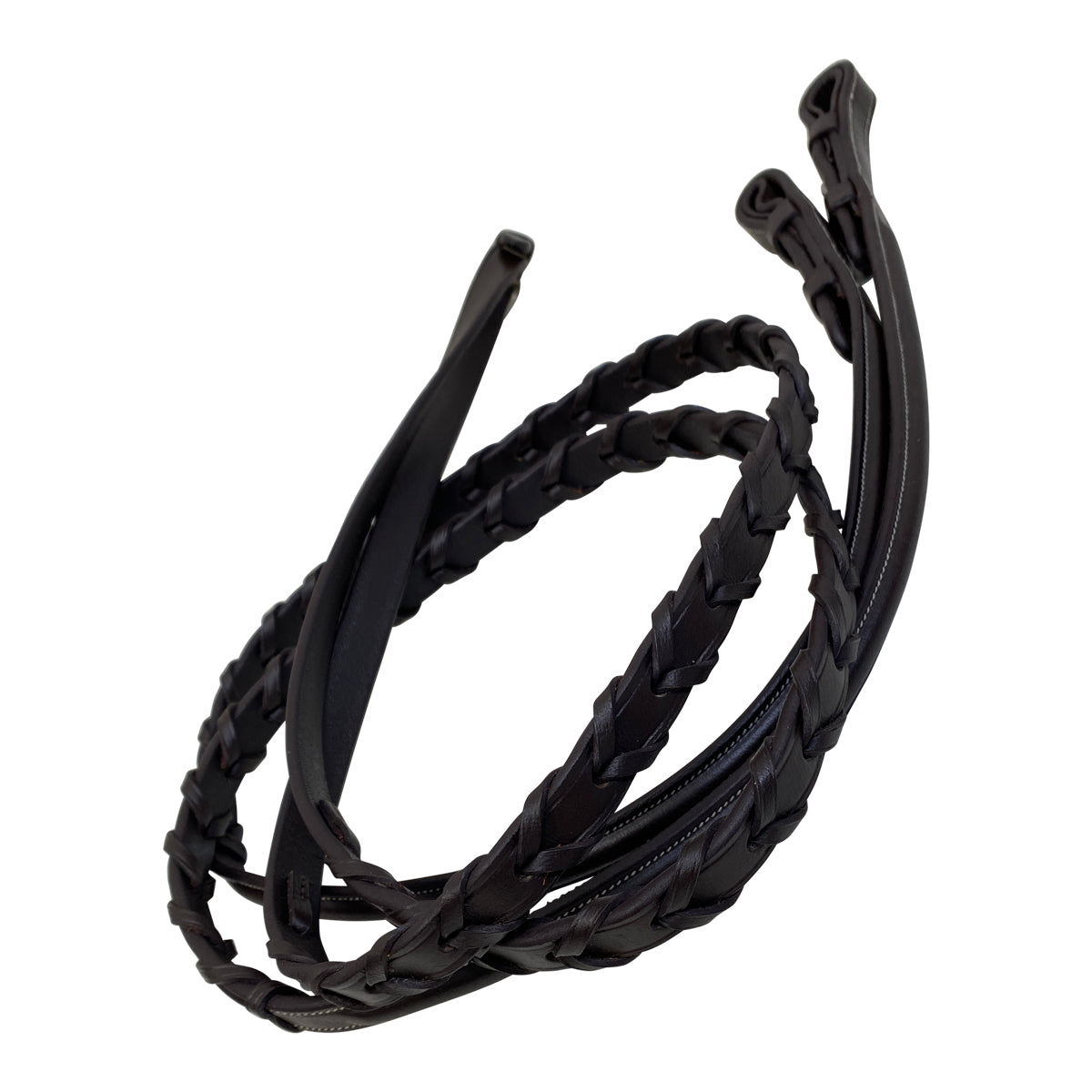 Da Vinci Raised Padded Bridle in Havana