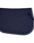 Dover Saddlery Quilted A/P Pad in Navy/White