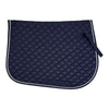 Dover Saddlery Quilted A/P Pad in Navy/White
