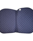Dover Saddlery Quilted A/P Pad in Navy/White