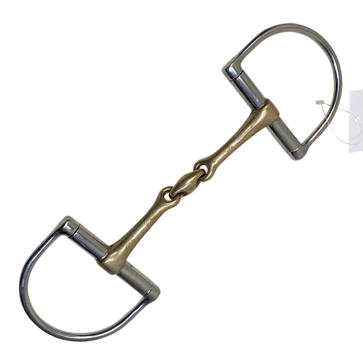 Herm Sprenger KK Ultra D-Ring Double Jointed Bit in Sensogan/Stainless Steel 
