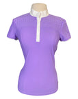 Equiline 'Denise' Short Sleeve Competition Shirt in Lavender