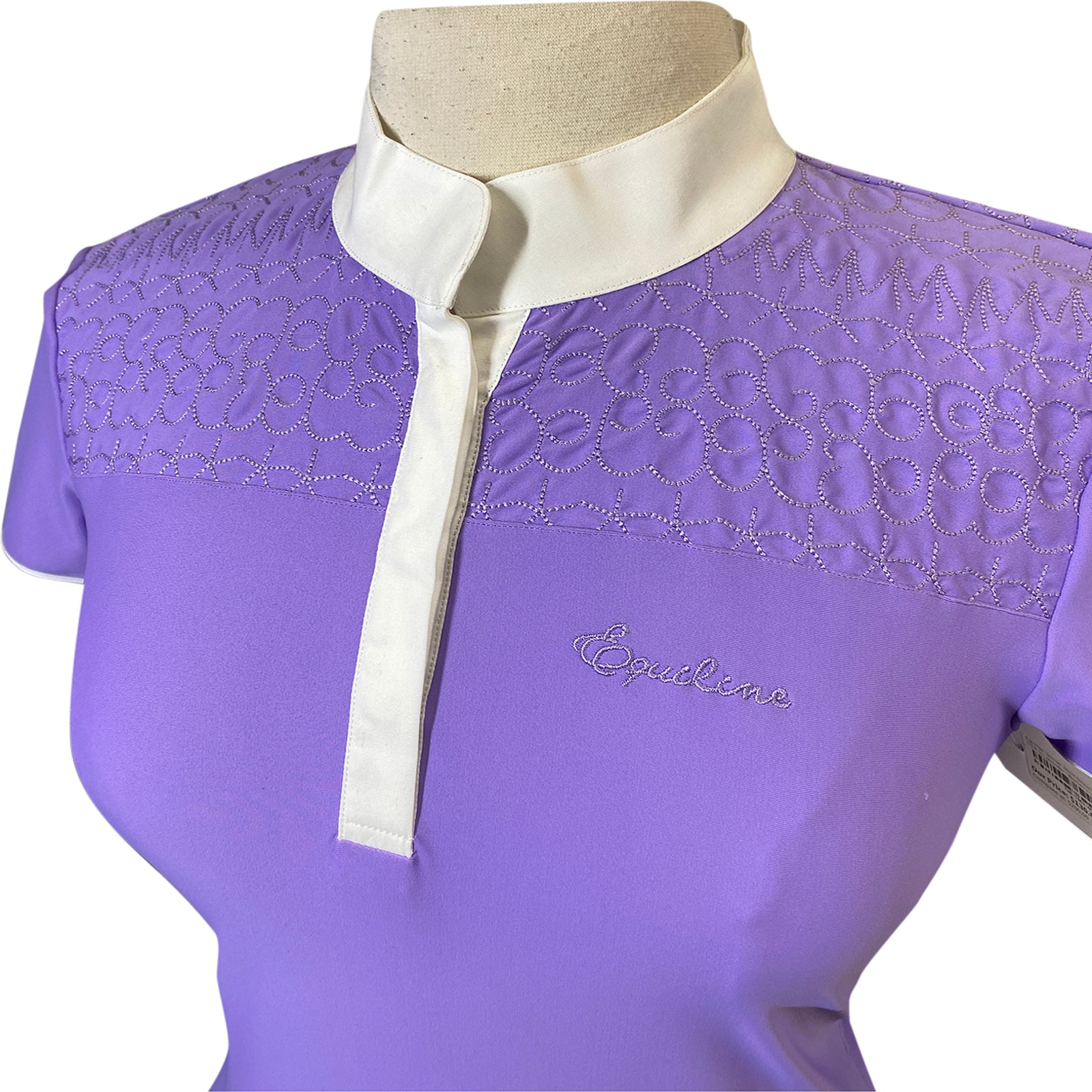 Equiline &#39;Denise&#39; Short Sleeve Competition Shirt in Lavender