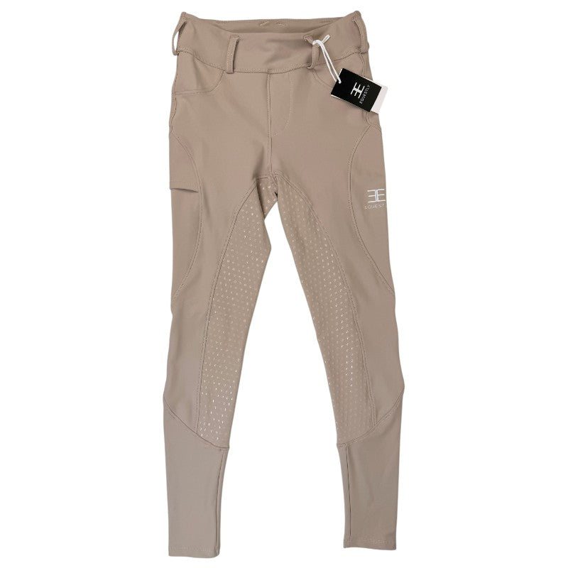 Equestly Lux Grip Tights in Tan