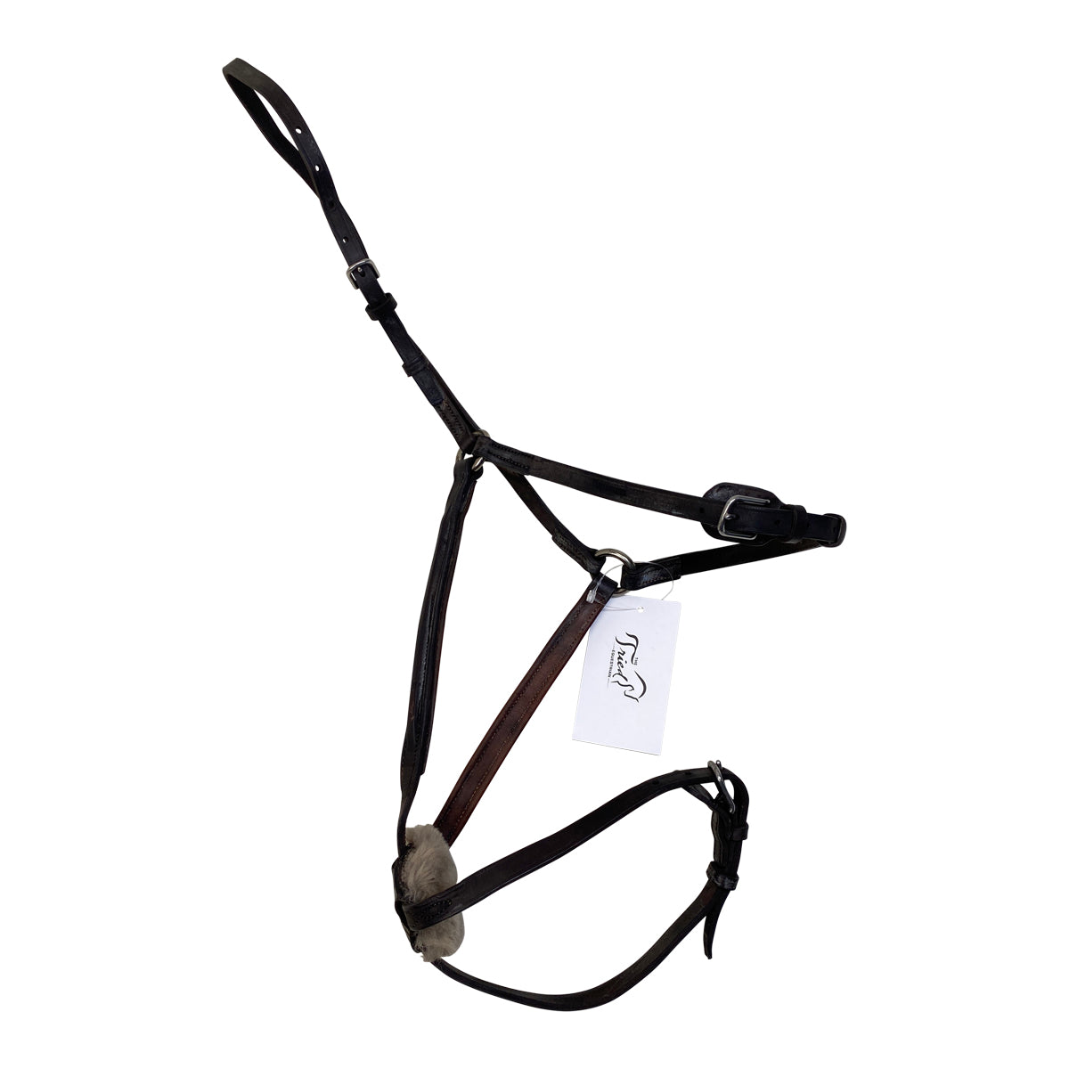 Devoucoux Raised Figure 8 Noseband in Dark Brown