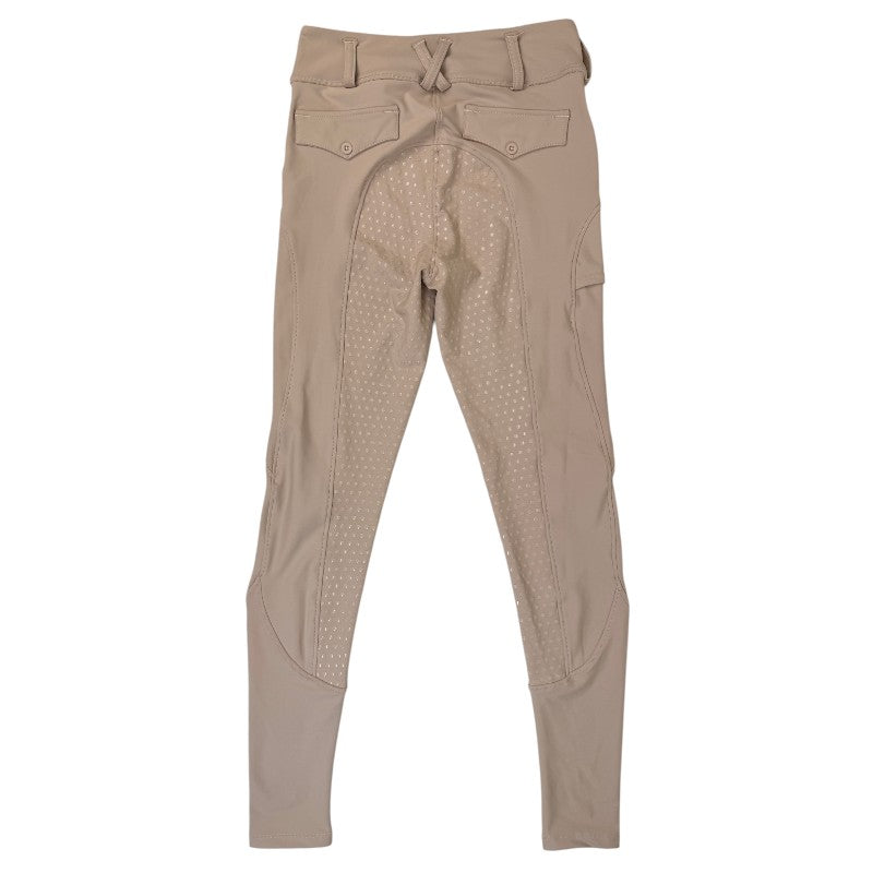 Equestly Lux Grip Tights in Tan