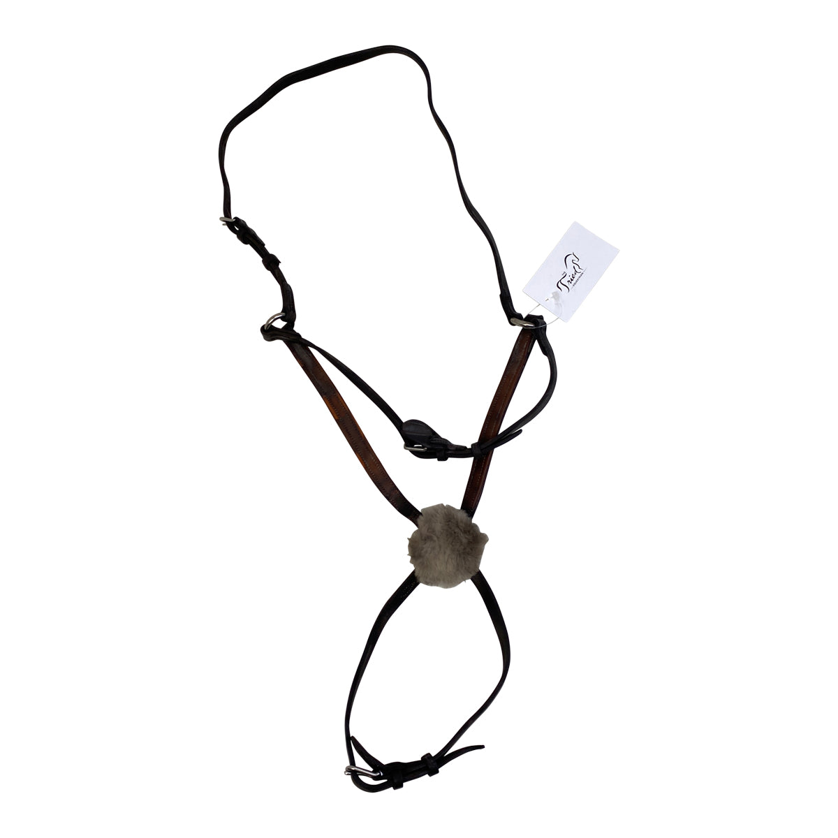 Devoucoux Raised Figure 8 Noseband in Dark Brown