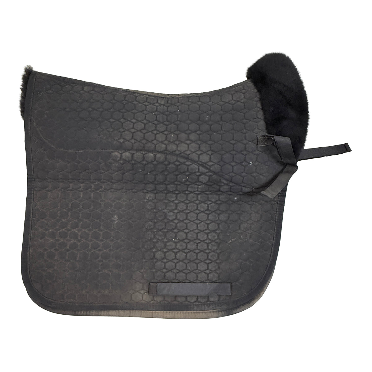 EA Mattes &#39;Platinum&#39; Sheepskin Square Pad in Black