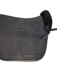 EA Mattes 'Platinum' Sheepskin Square Pad in Black