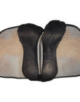 EA Mattes 'Platinum' Sheepskin Square Pad in Black