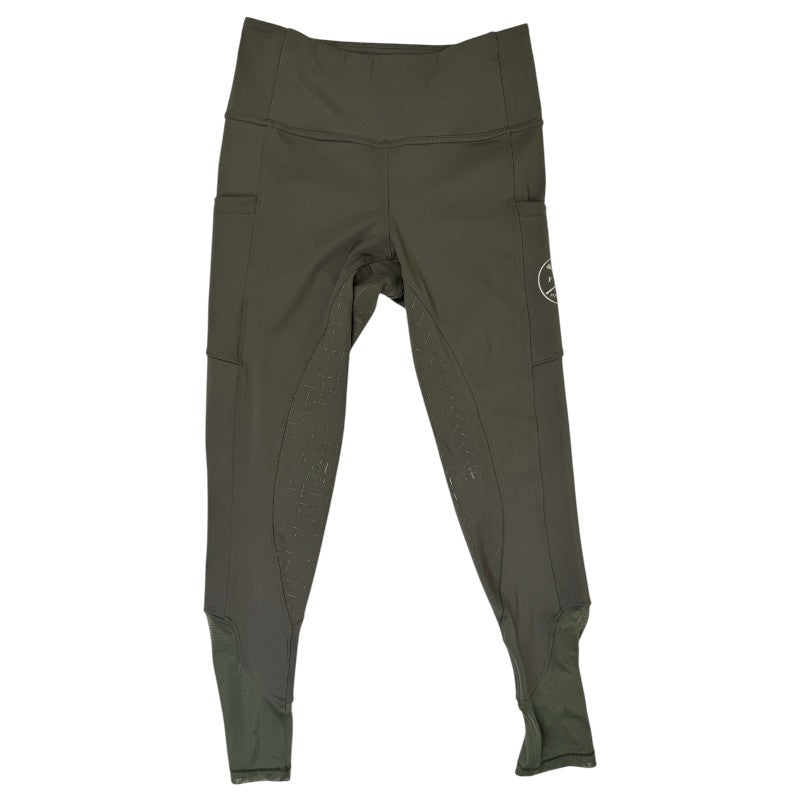 Free Ride 'Define' Full Seat Tights in Olive