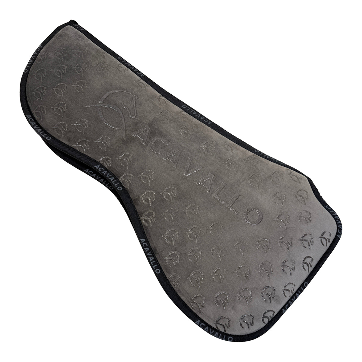 Acavallo Withers/Spine Free Silicone Grip Dressage Half Pad in Grey
