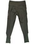 Free Ride 'Define' Full Seat Tights in Olive