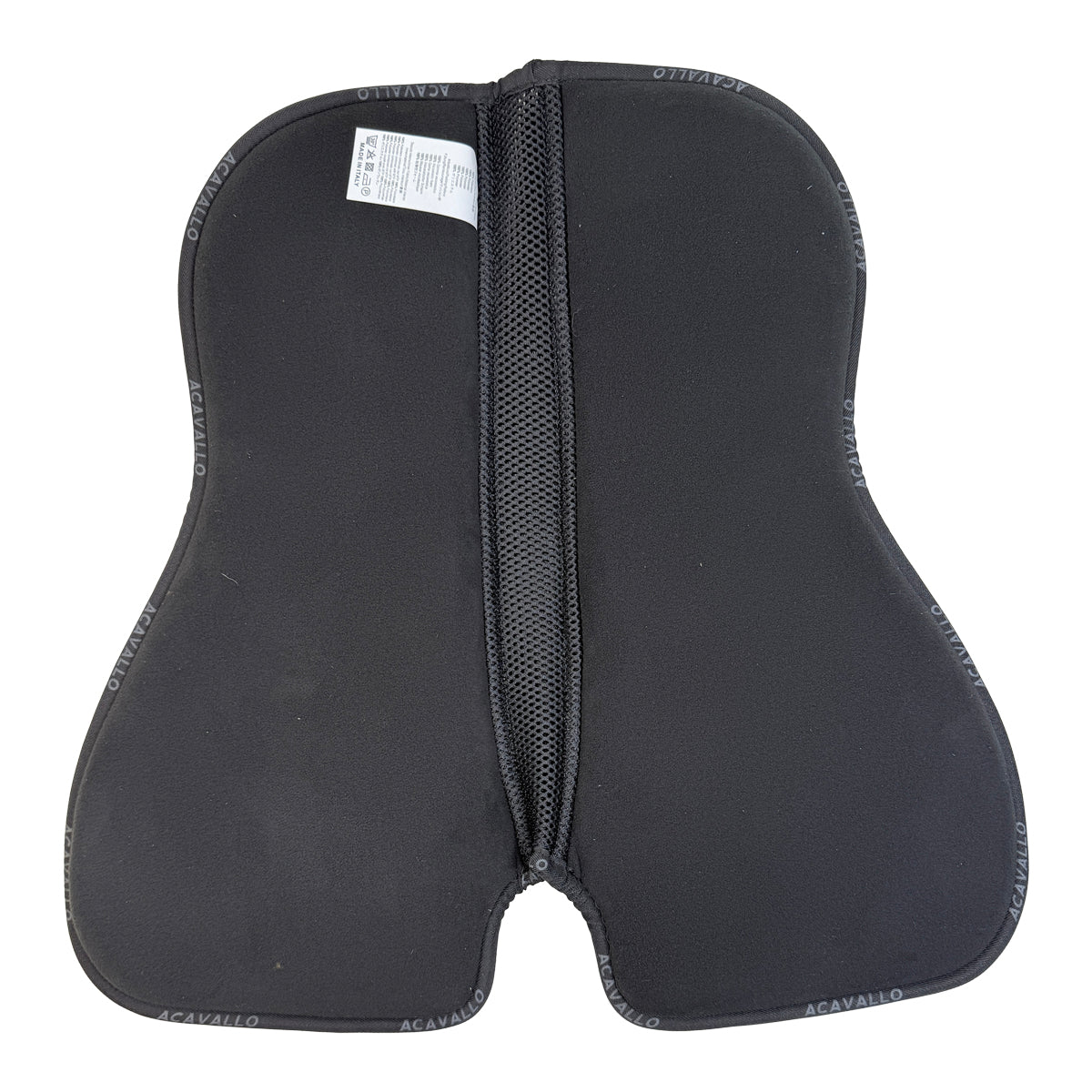 Acavallo Withers/Spine Free Silicone Grip Dressage Half Pad in Grey
