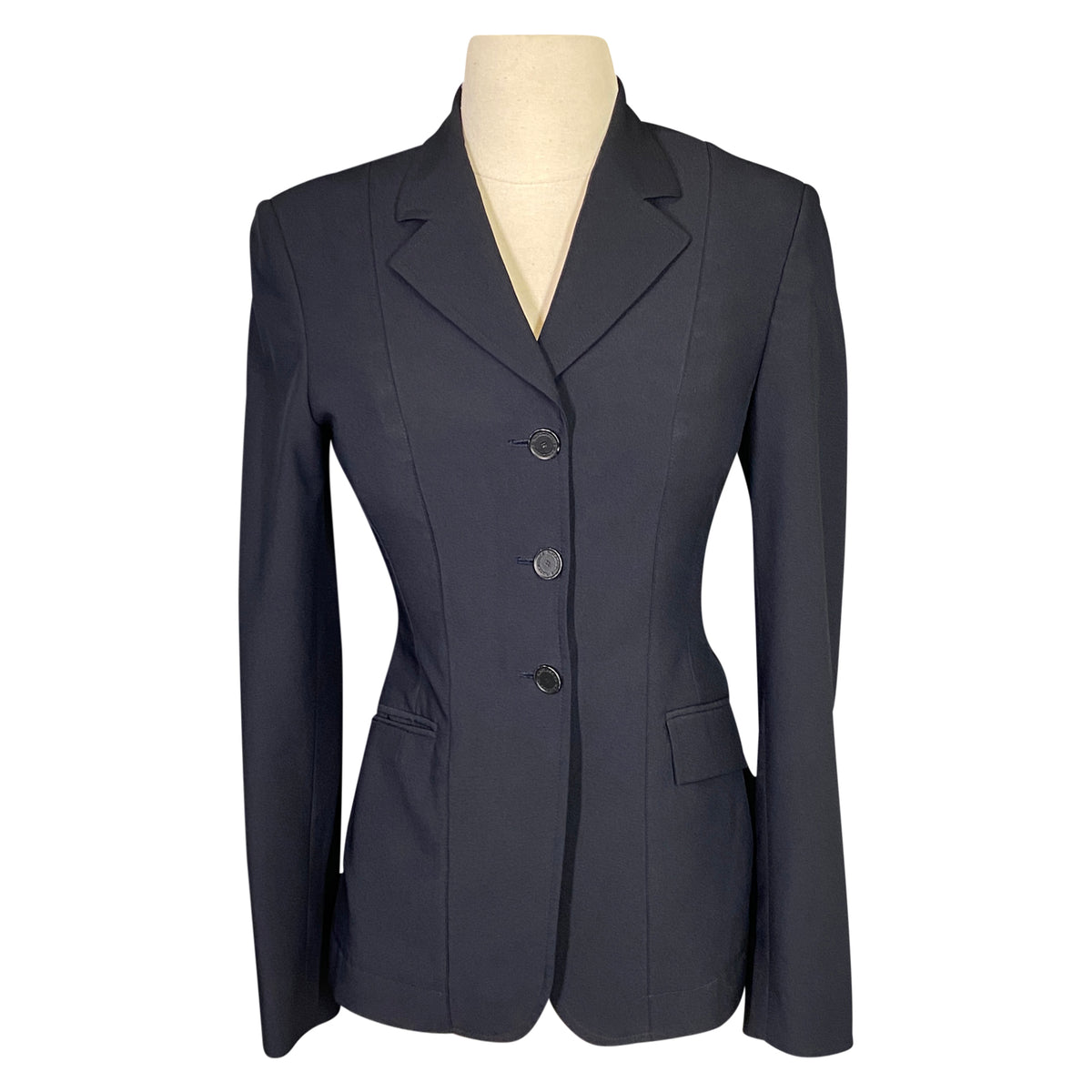RJ Classics 'Nora' Grey Label Show Coat in Navy