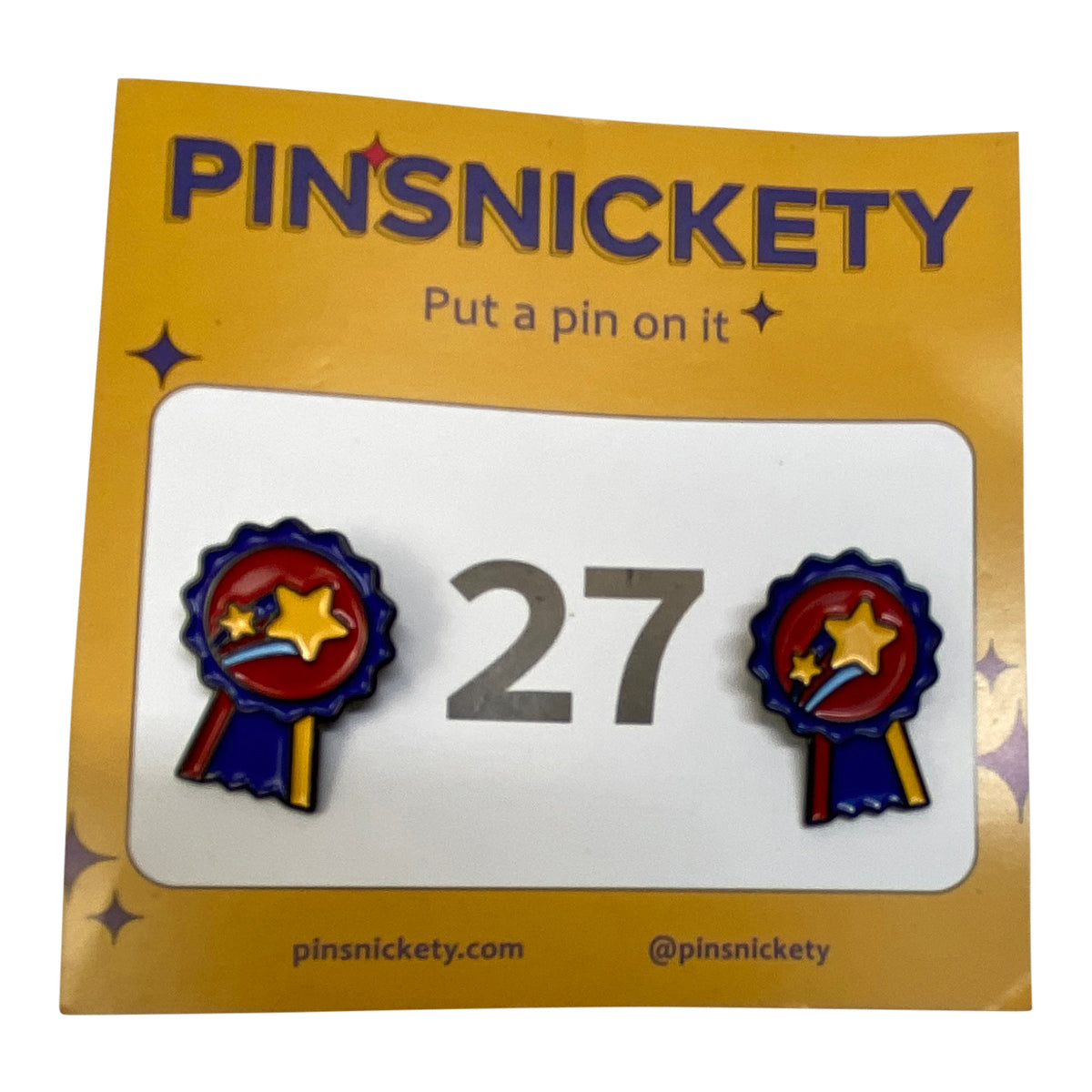 Pinsnickety Show Number Pins in Rosette