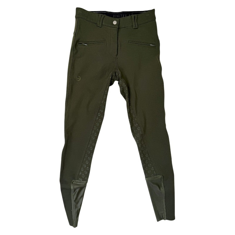 Halter Ego 'Kimberly' Full Seat Breeches in Army Green