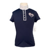 For Horses 'Molly' Competition Shirt in Navy
