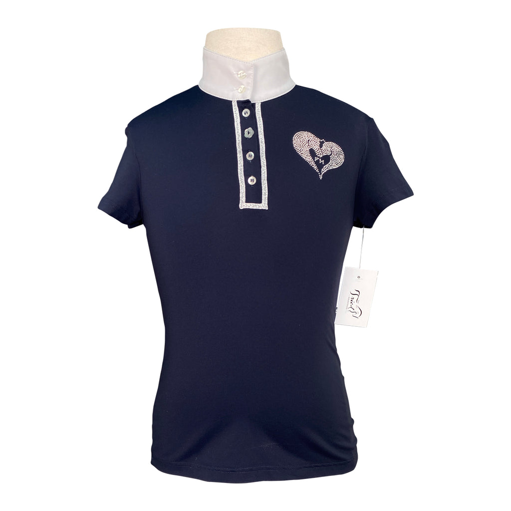For Horses 'Molly' Competition Shirt in Navy