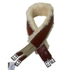 Edgewood Sheepskin Single End Elastic Girth in Havana
