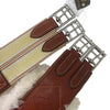 Ends of Edgewood Sheepskin Single End Elastic Girth in Havana
