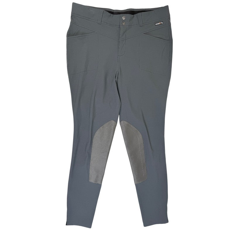 Kerrits 'Crossover' Knee Patch Breeches in Charcoal 