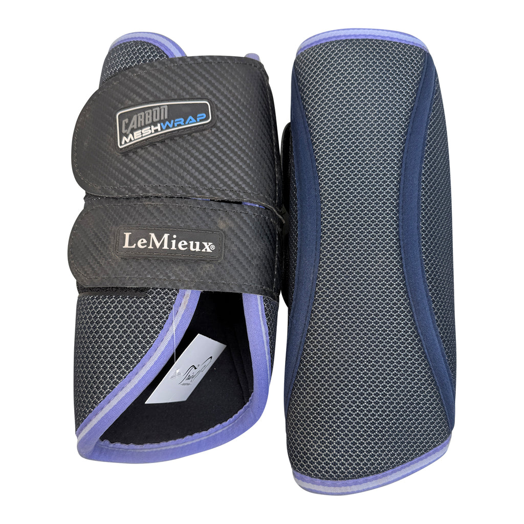 LeMieux Carbon Mesh Wrap Boots in Purple