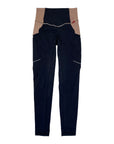 B Vertigo 'Adara' Full Seat Tights in Navy/Pink