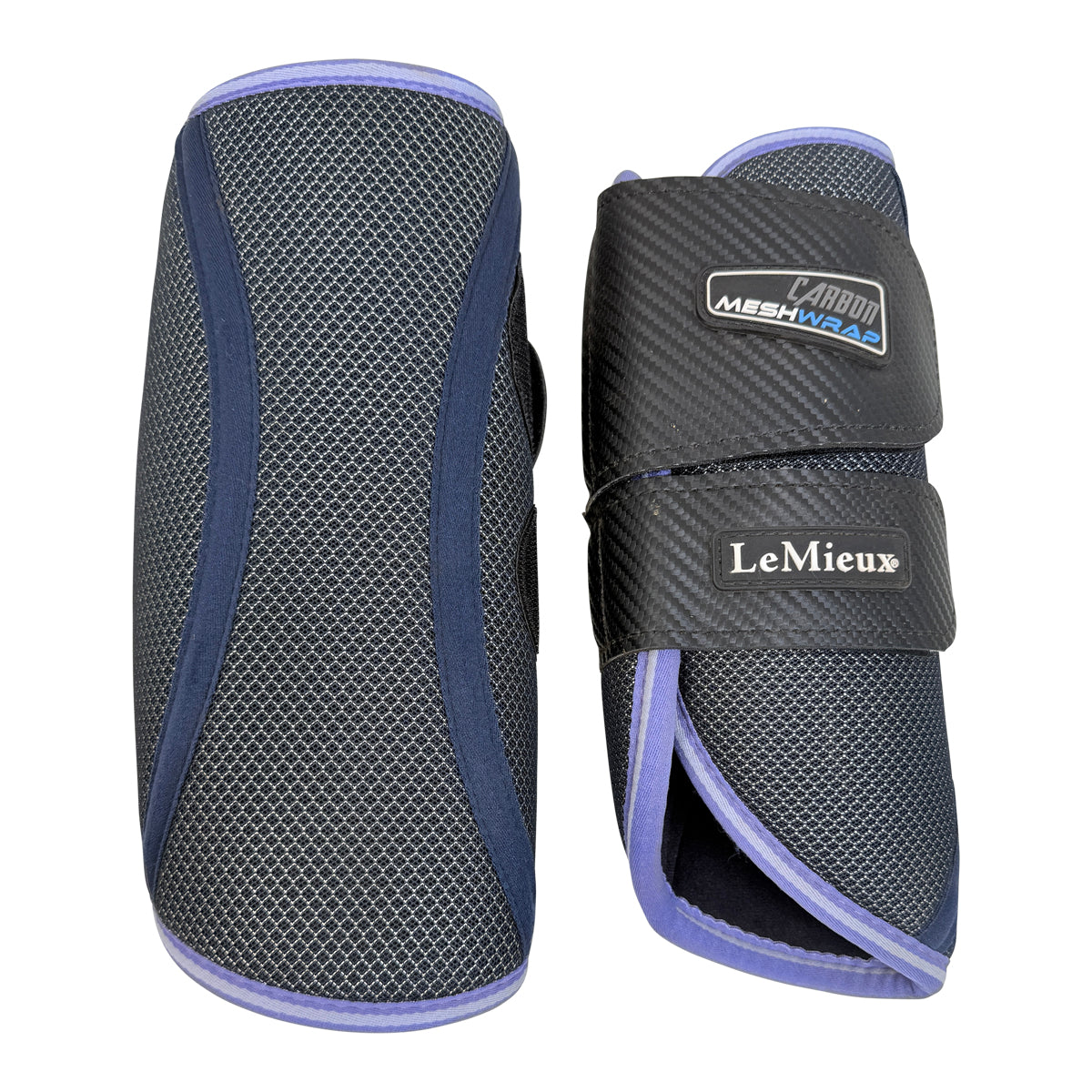 LeMieux Carbon Mesh Wrap Boots in Purple