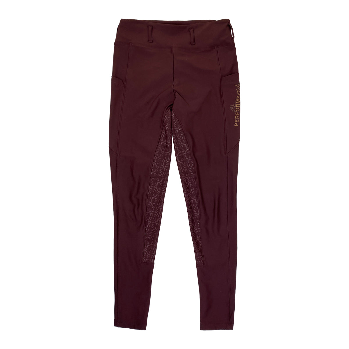 PerformaRide 'Evolve' Tights in Burgundy
