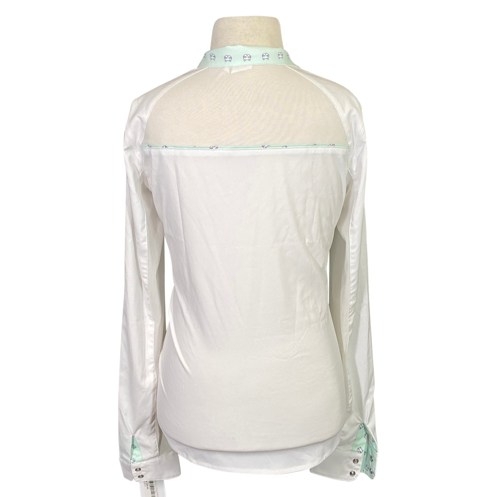 RJ Classics 'Rebecca Jr' Show Shirt in White/Cats - Children's XL