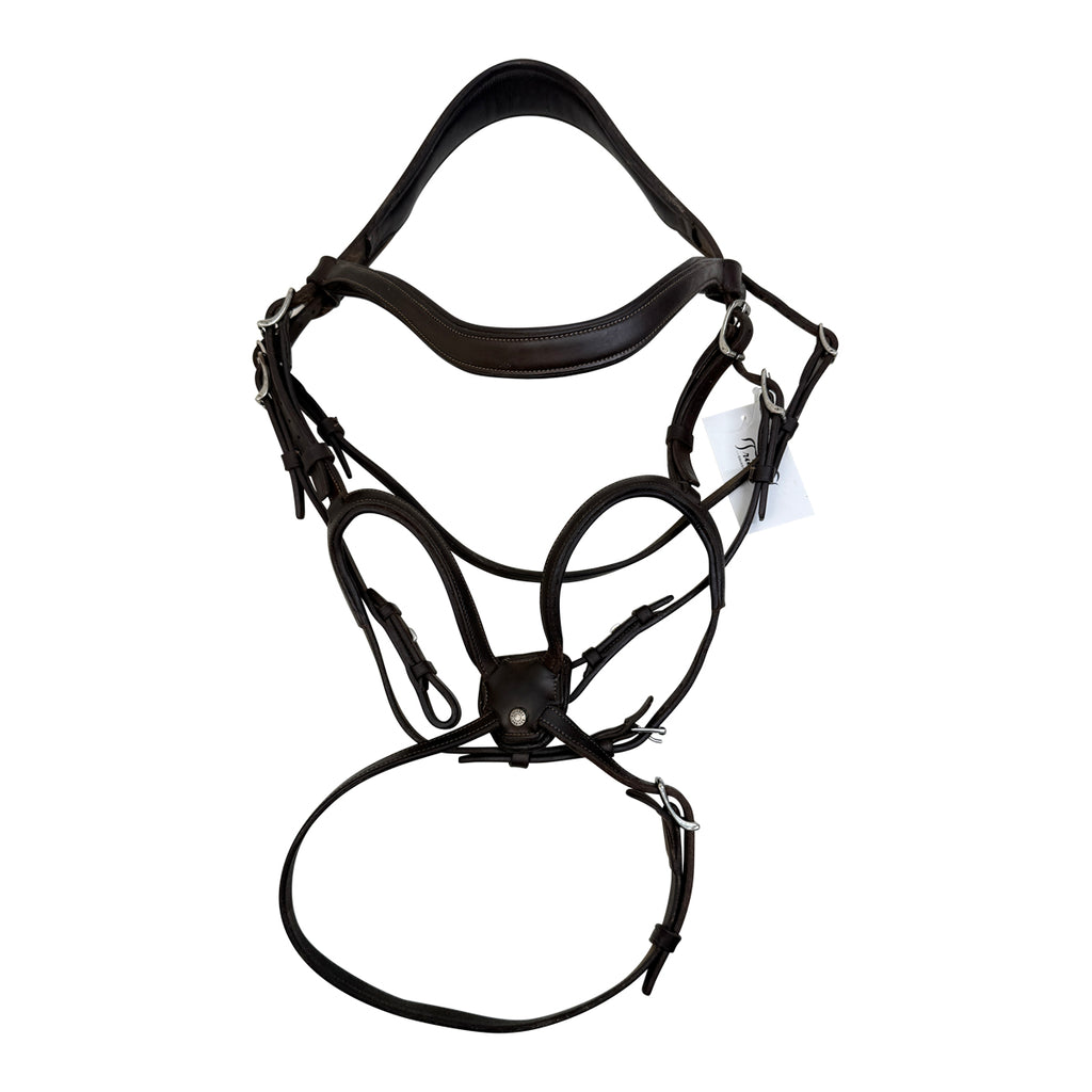 Antares 'Origin' Anatomic Figure 8 Noseband Bridle in Brown