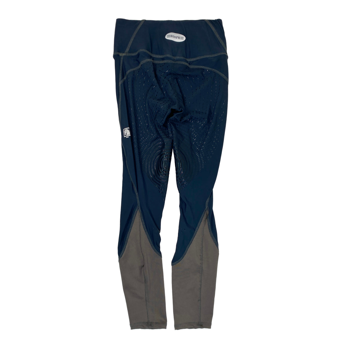Romfh 'Ultralite' Full Seat Tights in Navy/Charcoal 
