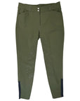 Dover Saddlery 'Dalton' Full Seat Breeches in Green