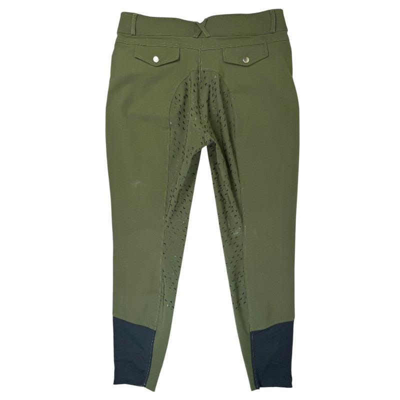 Dover Saddlery 'Dalton' Full Seat Breeches in Green