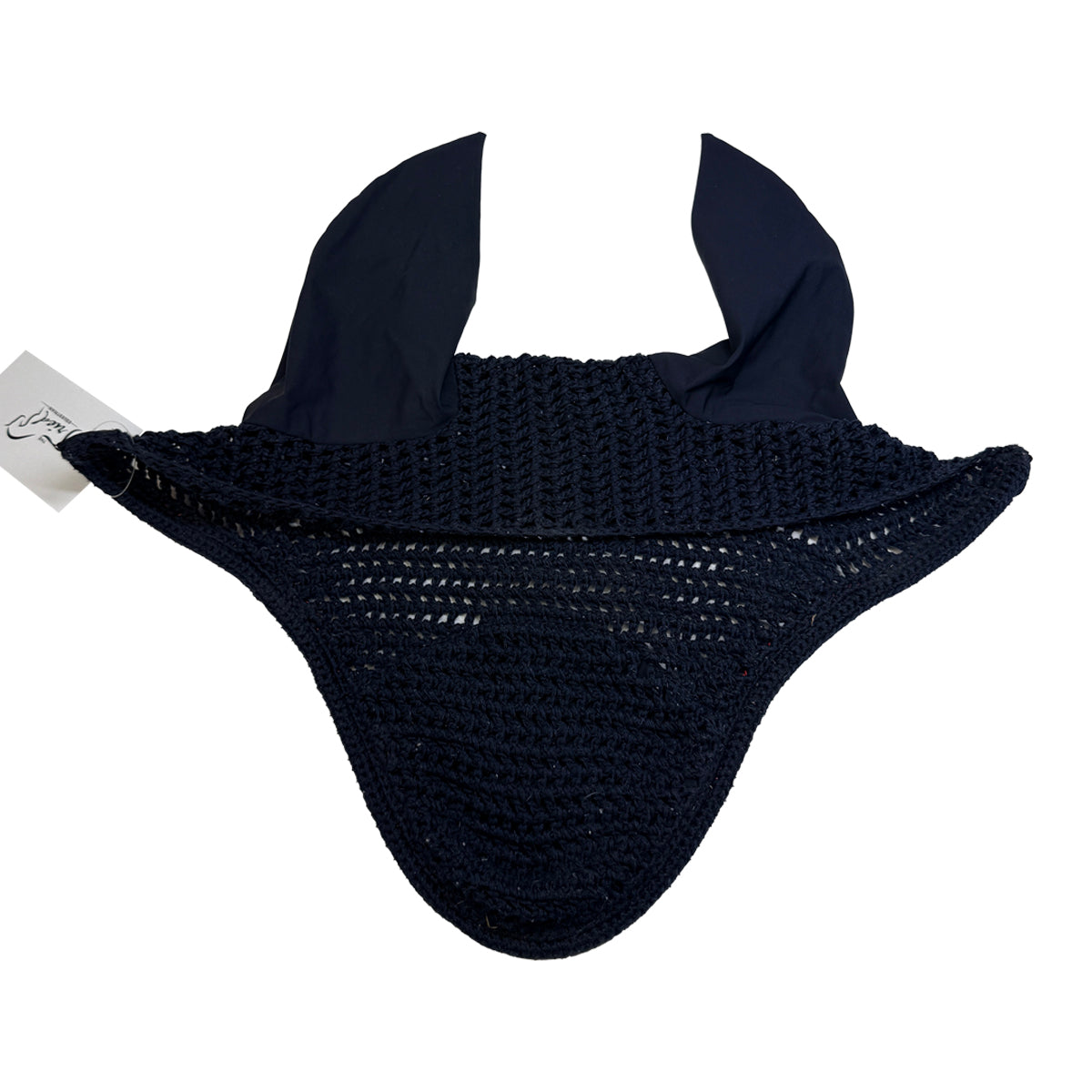 HKM 'Horse Spirit' Ear Bonnet in Navy/Red