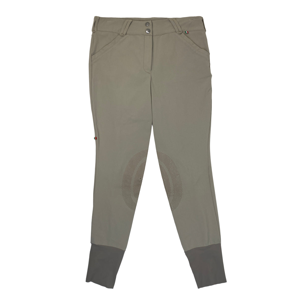 For Horses Knee Patch Breech in Tan