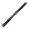 Padded Leather Girth with Fancy Stitch in Brown - 54"