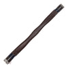 Padded Leather Girth with Fancy Stitch in Brown