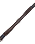 Padded Leather Girth with Fancy Stitch in Brown