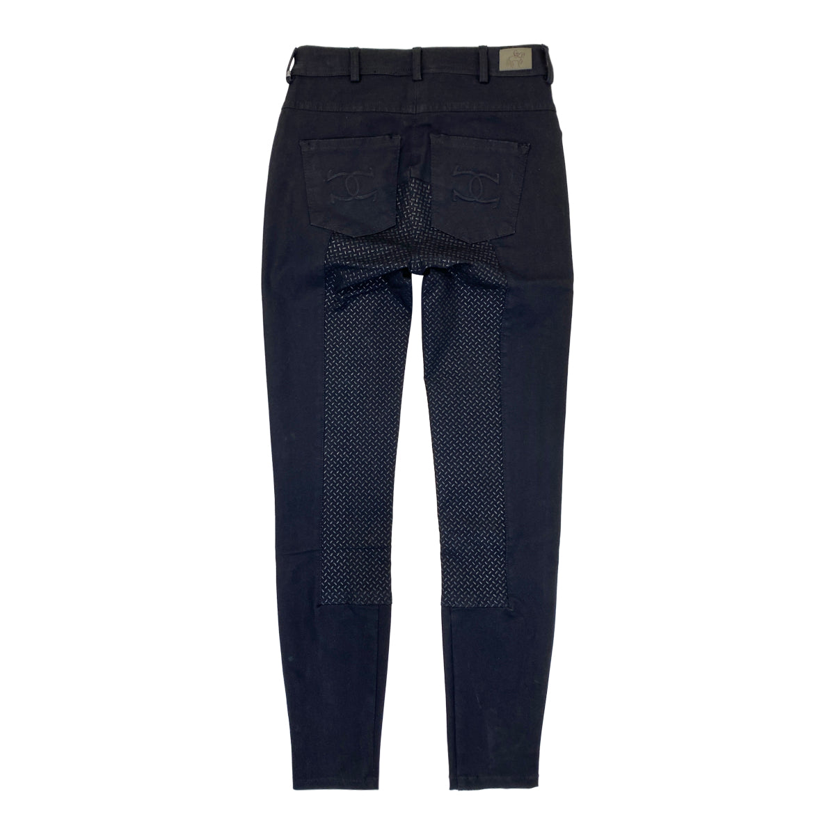 Goode Rider 'Posh Jegging' Full Seat Breech in Black