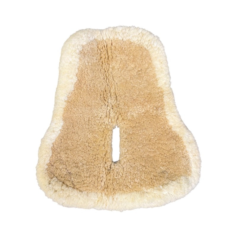 Fleeceworks Traditional Wither Relief Half Pad in White