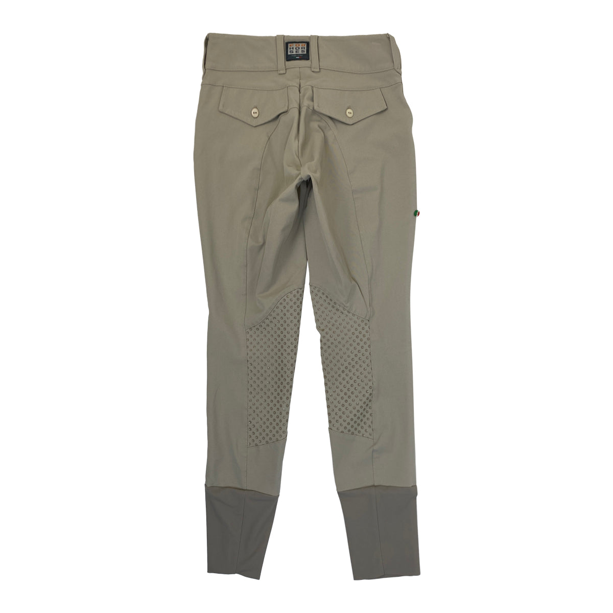 For Horses Knee Patch Breech in Tan