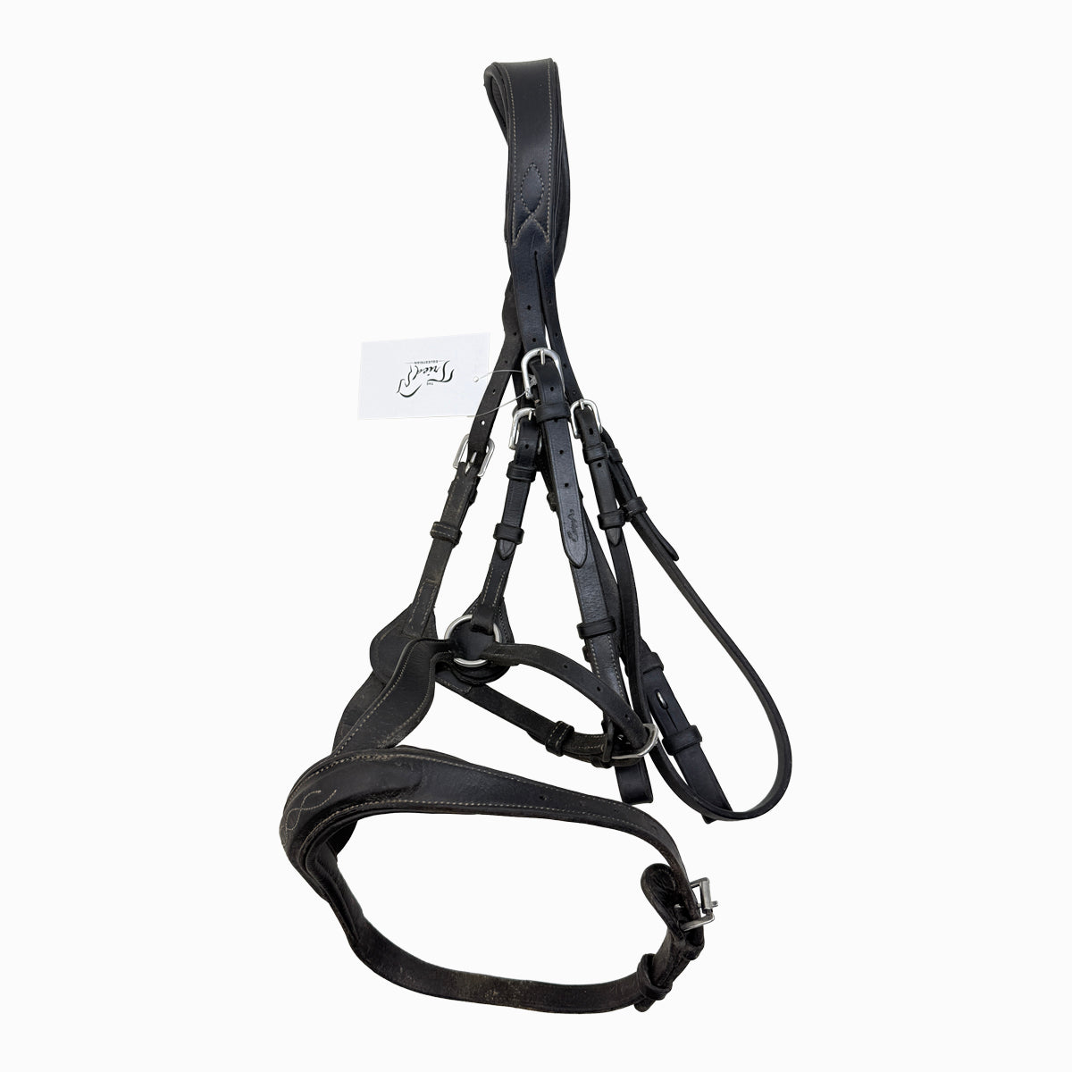 Exion Jumping Bridle w/ Combined Flash in Black