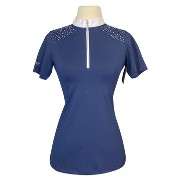 Schockemöhle 'Pearlie' Show Shirt in Navy