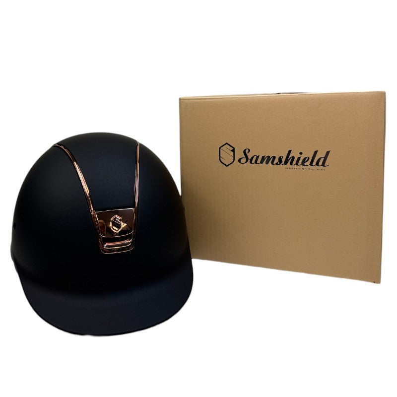Samshield Shadowmatt Helmet in Black/Rose Gold